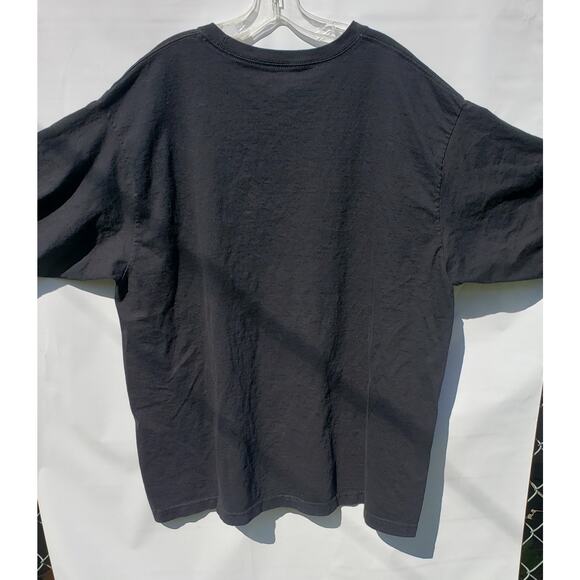 American Legends T-Shirts Black 2XL American flag & Buck - Picture 2 of 4